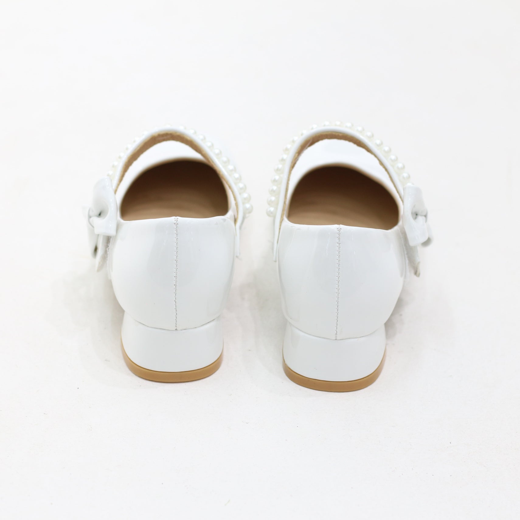 Noley girls dress pumps with pearl strap elegance