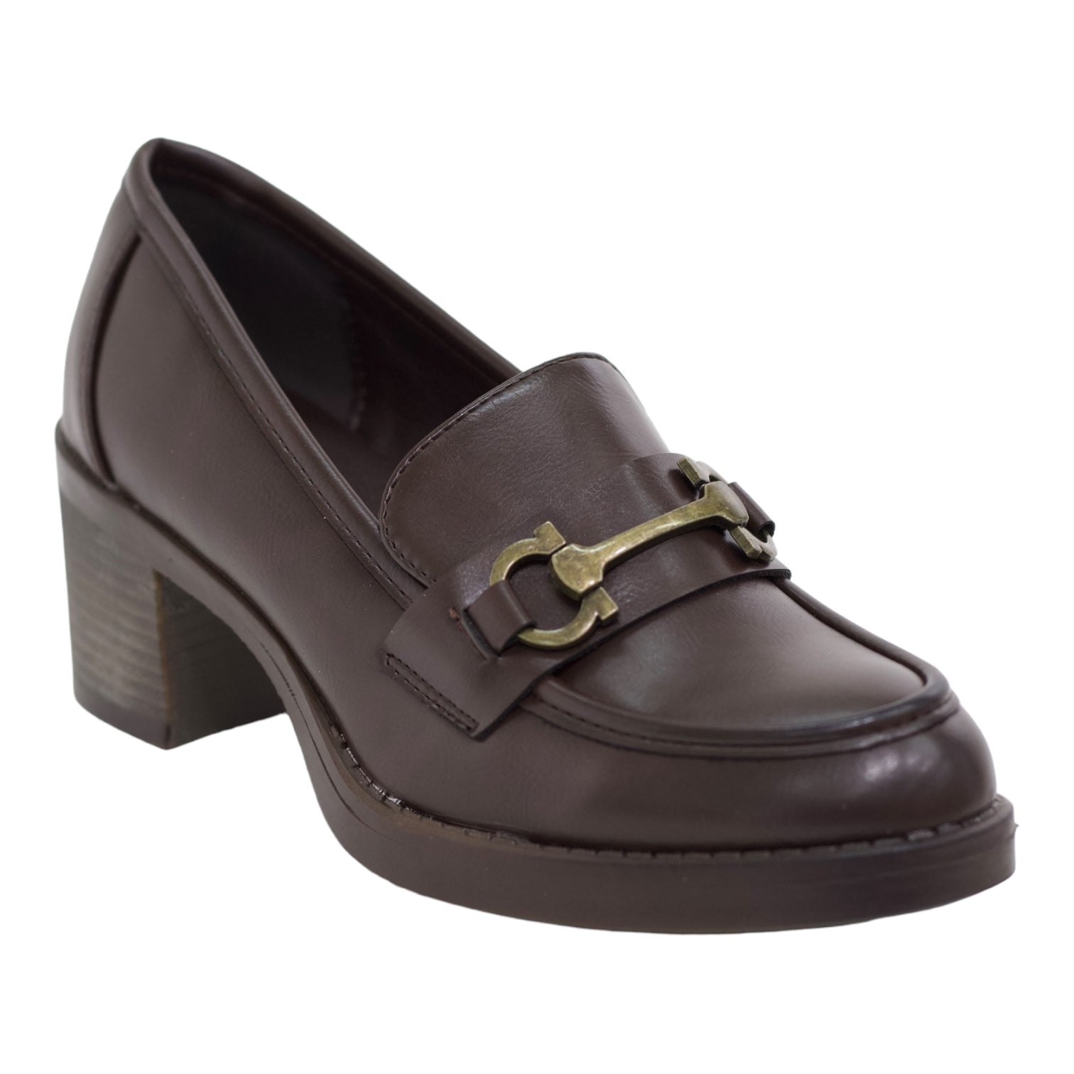 Juno brogue on a 6cm heel choc