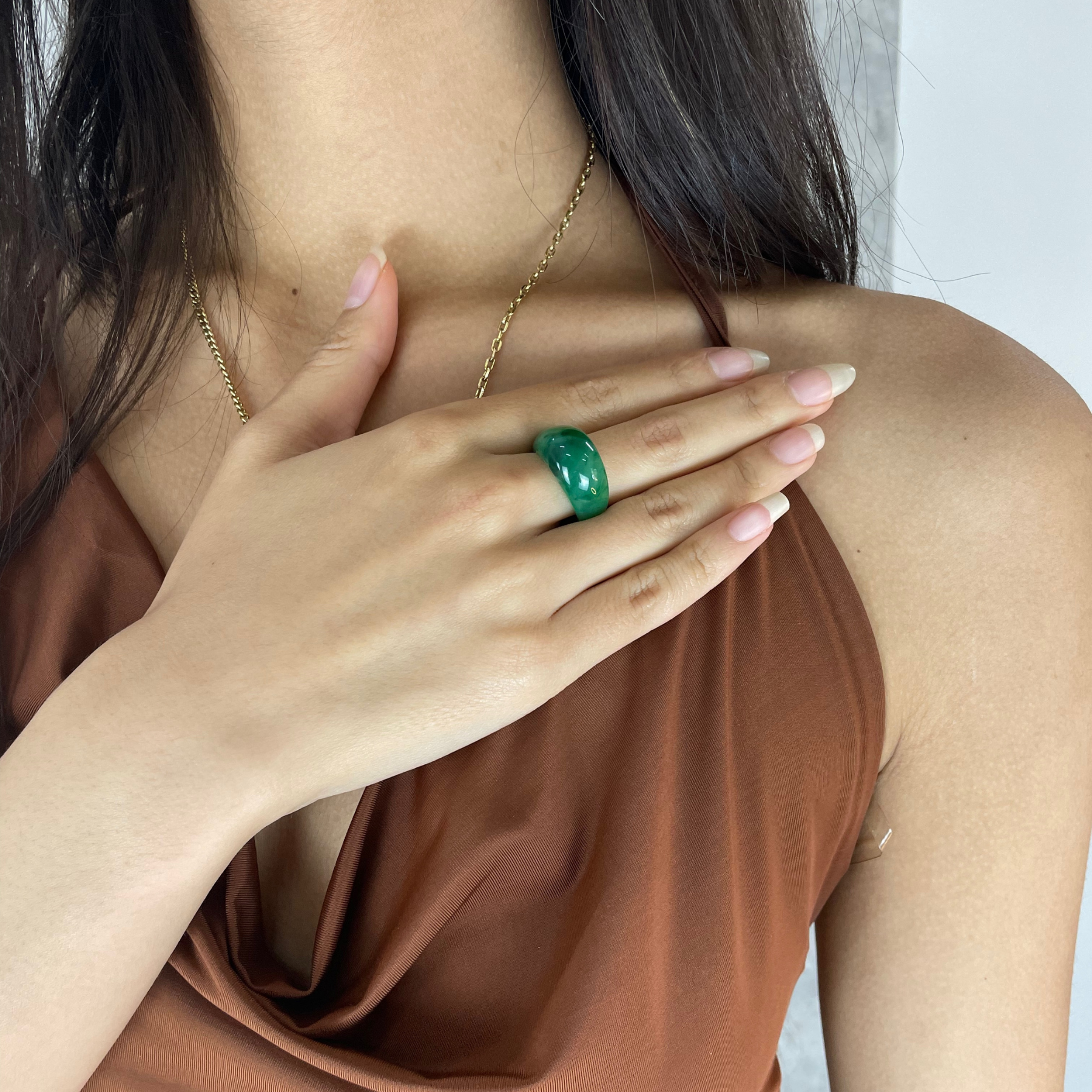 Resin bubble Rings