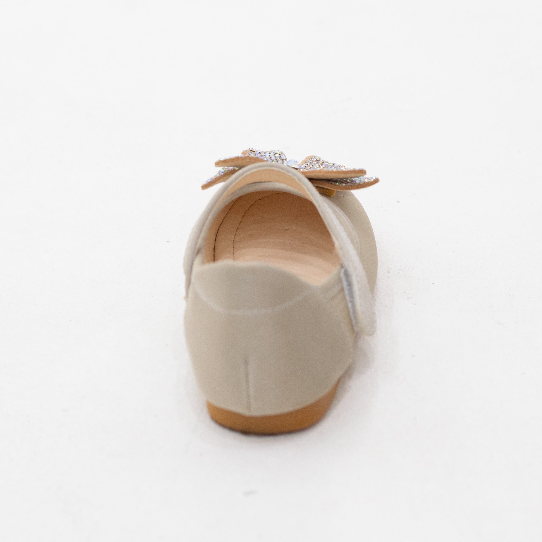 Keysha baby girls butterfly detailed dress pump