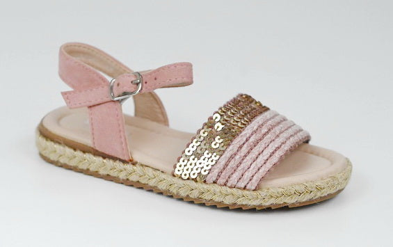 Pink infants girls LSSK0288 sequence sandals dolly