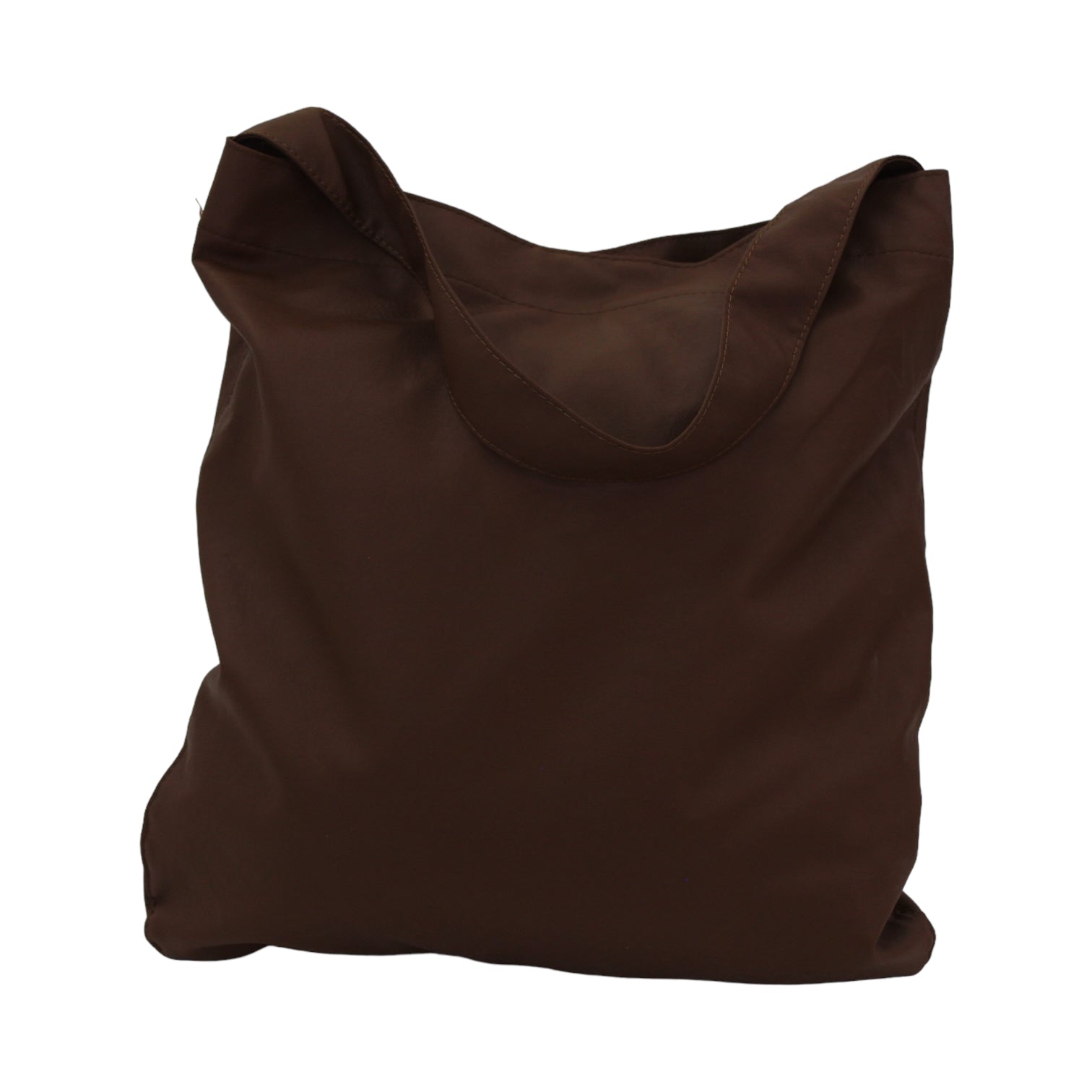 Brown faux leather shoulder bag gloria