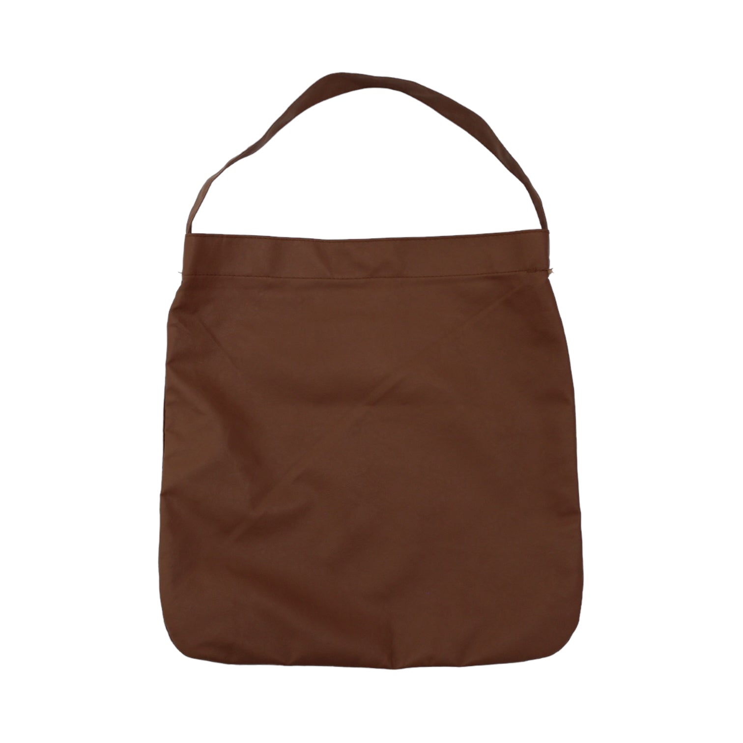 Brown faux leather shoulder bag gloria