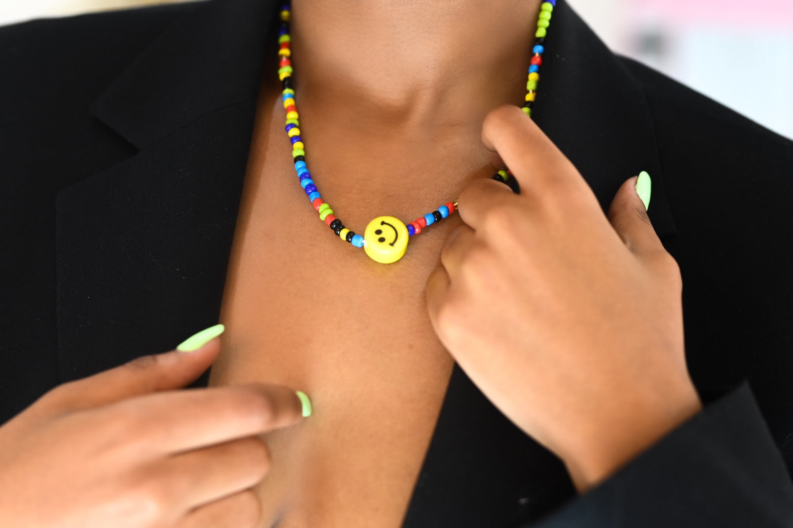Smiley Beads Necklace