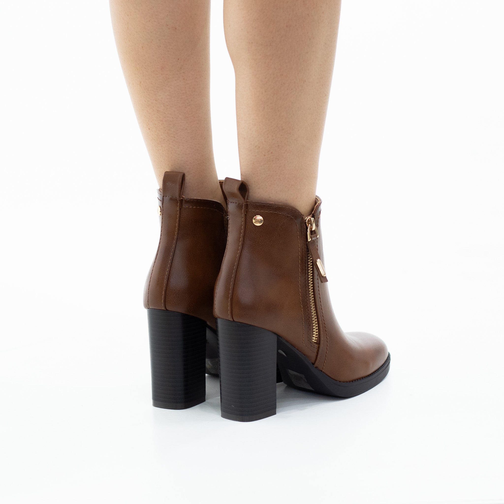 Mika 9cm heel side zip ankle boot