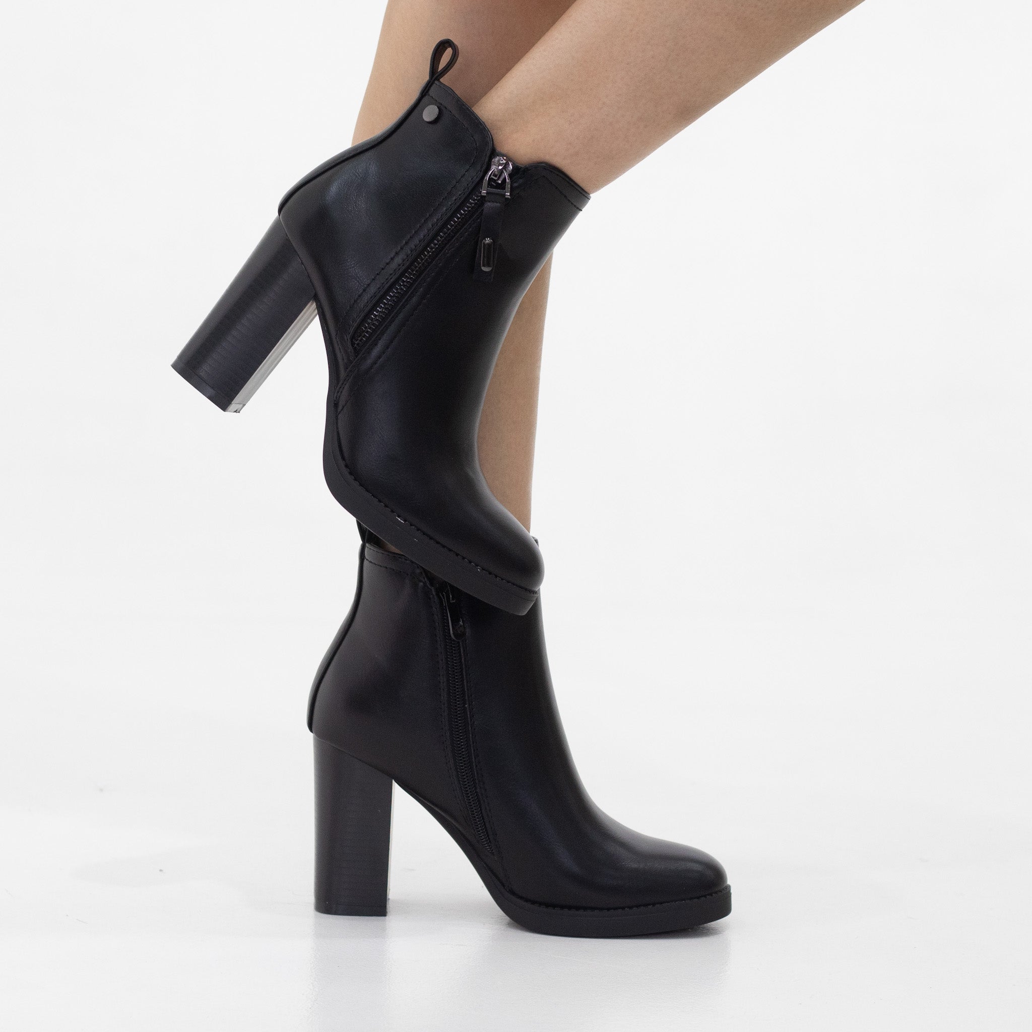 Mika 9cm heel side zip ankle boot