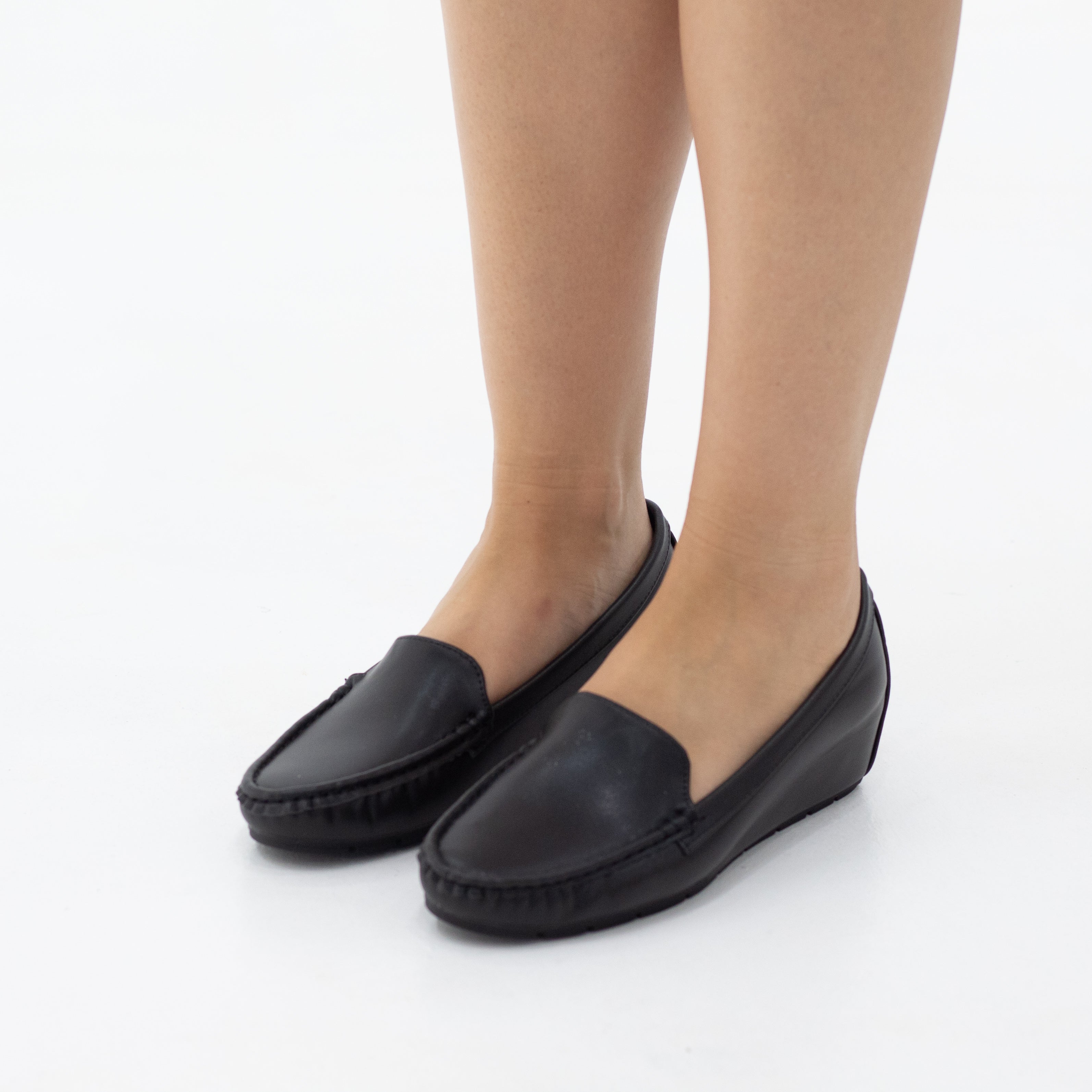 Sally 3cm wedge comfort slip-on moc