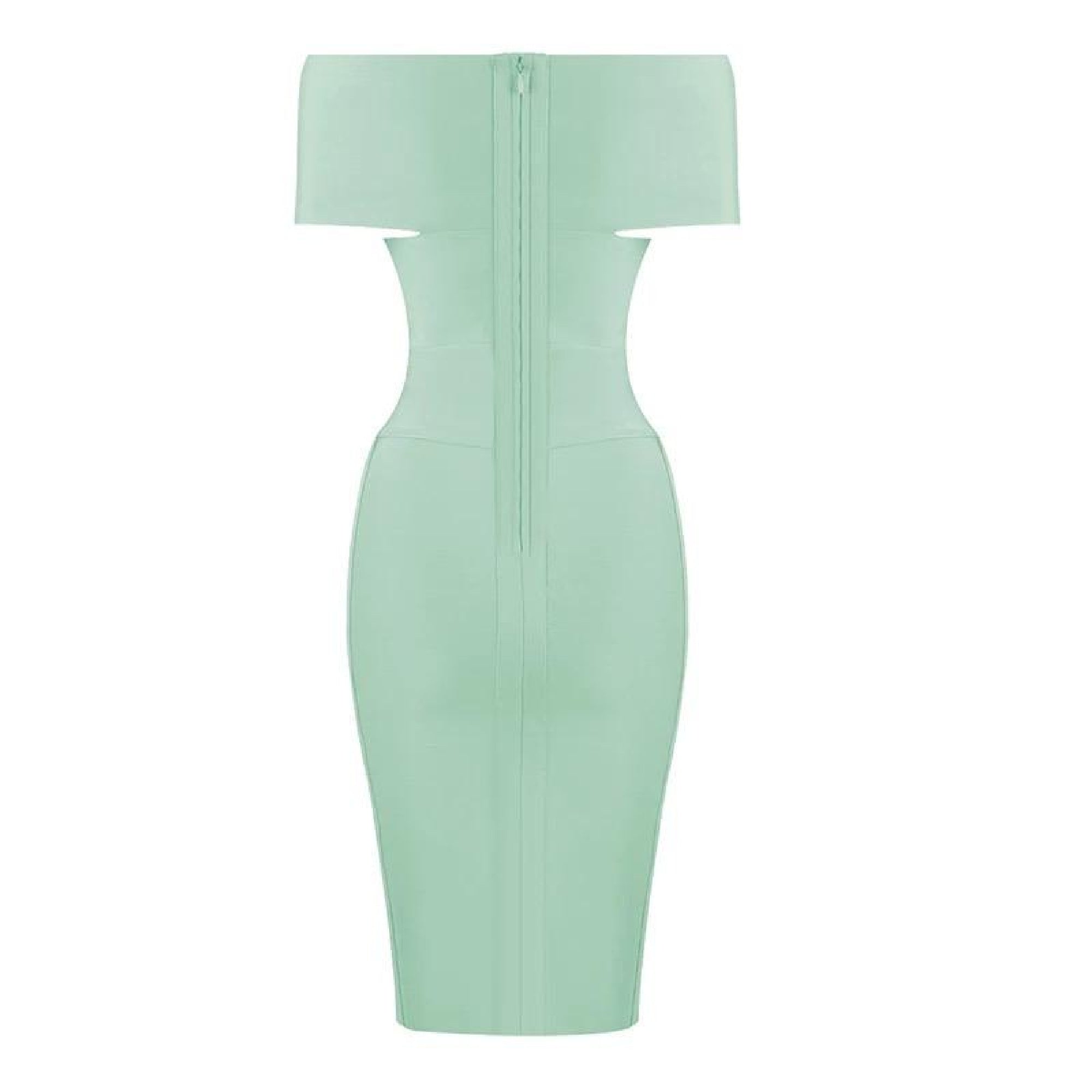 Gessel summer mint bodycon dress