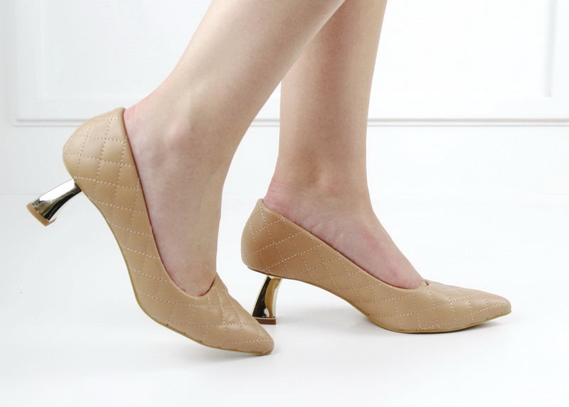Georgia quilt court gold heel-camel