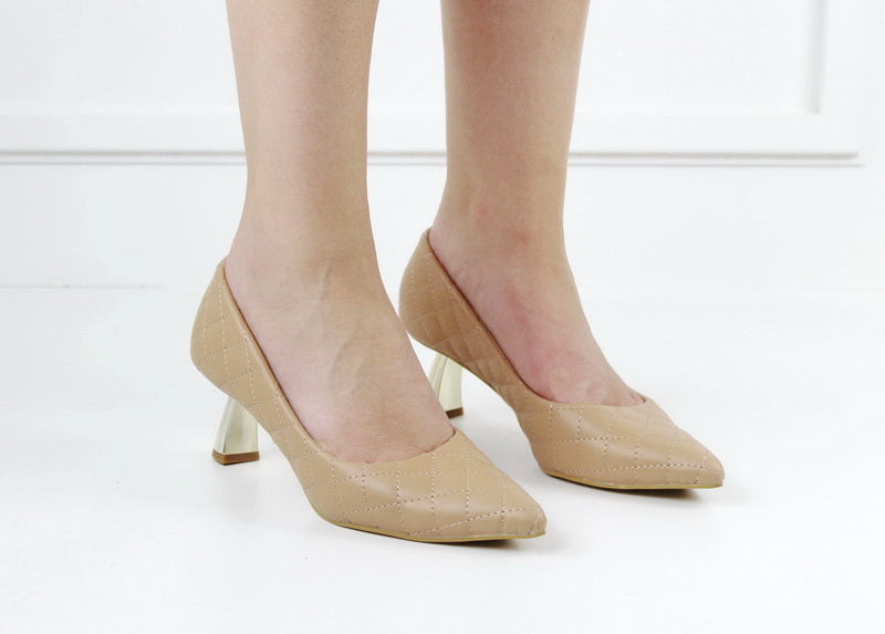 Georgia quilt court gold heel-camel