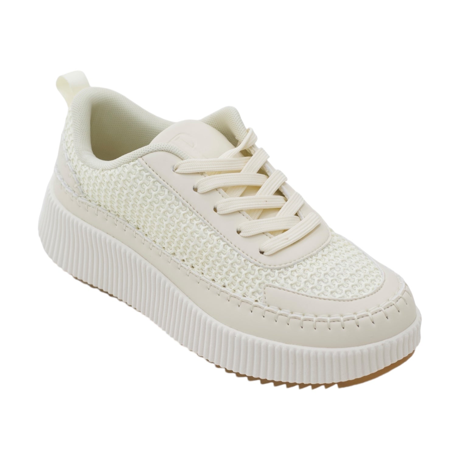 Inga flat-foam embroidered lace-up casual sneaker