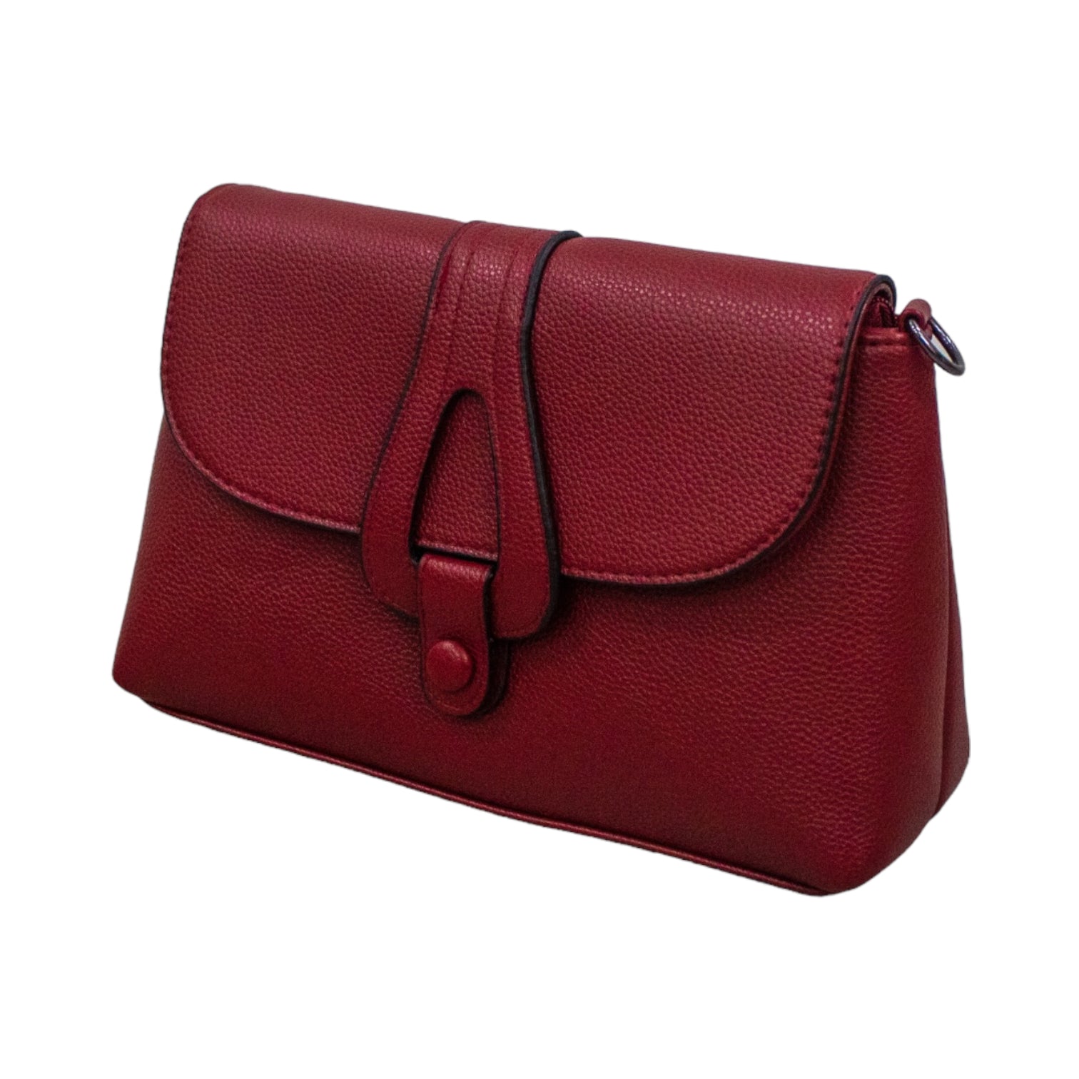 Gizela faux leather crossbody red