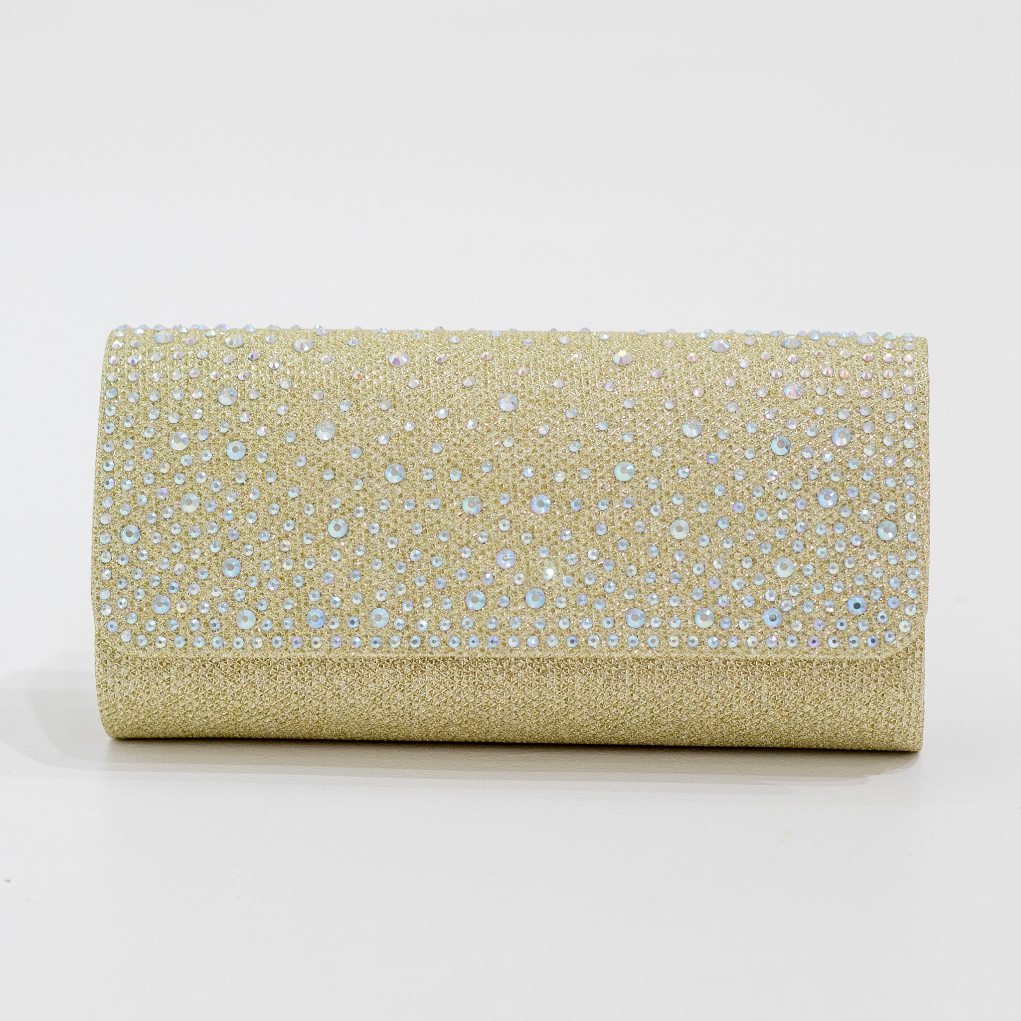 Jasna evening clutch bag gold