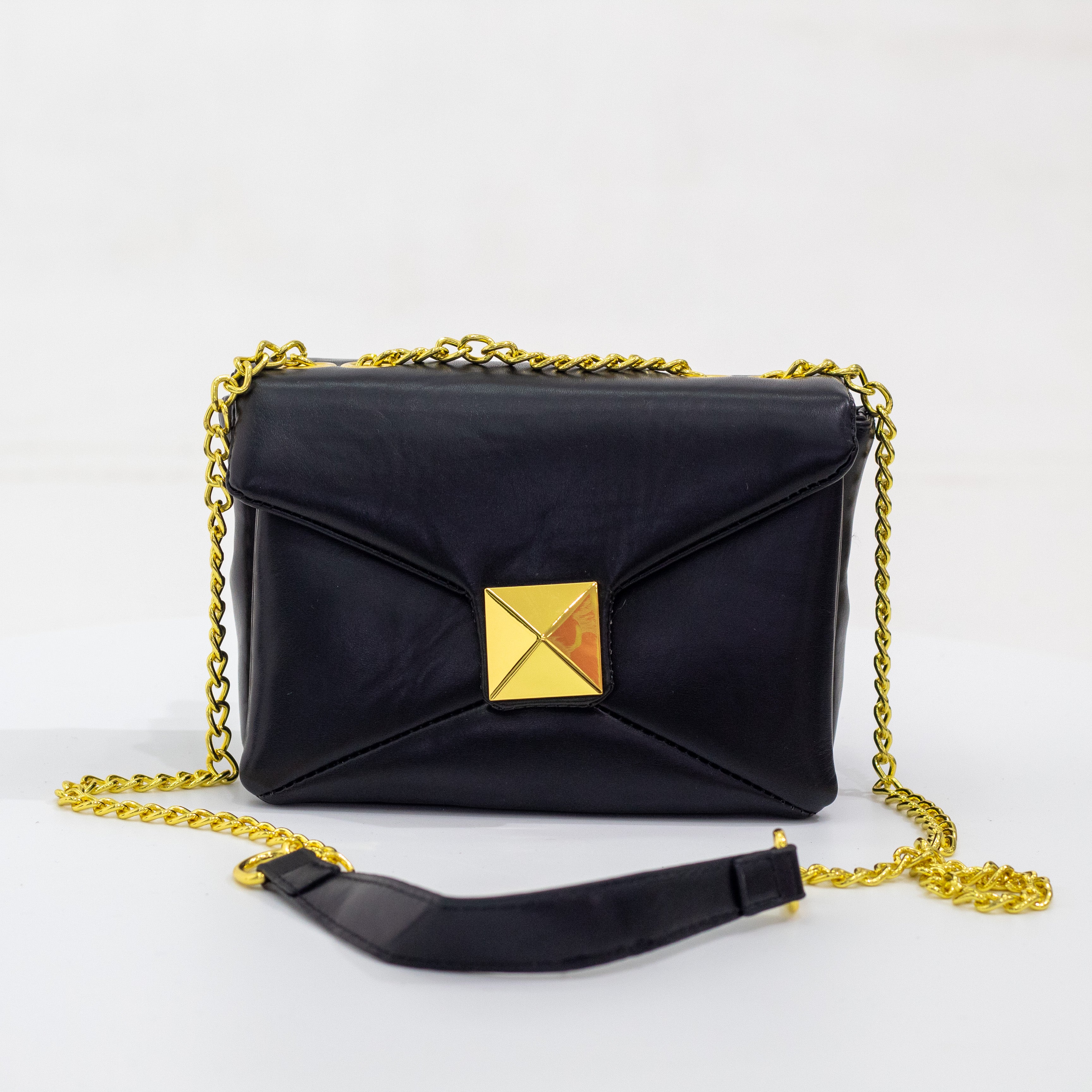 Jovana crossbody quilted bag black