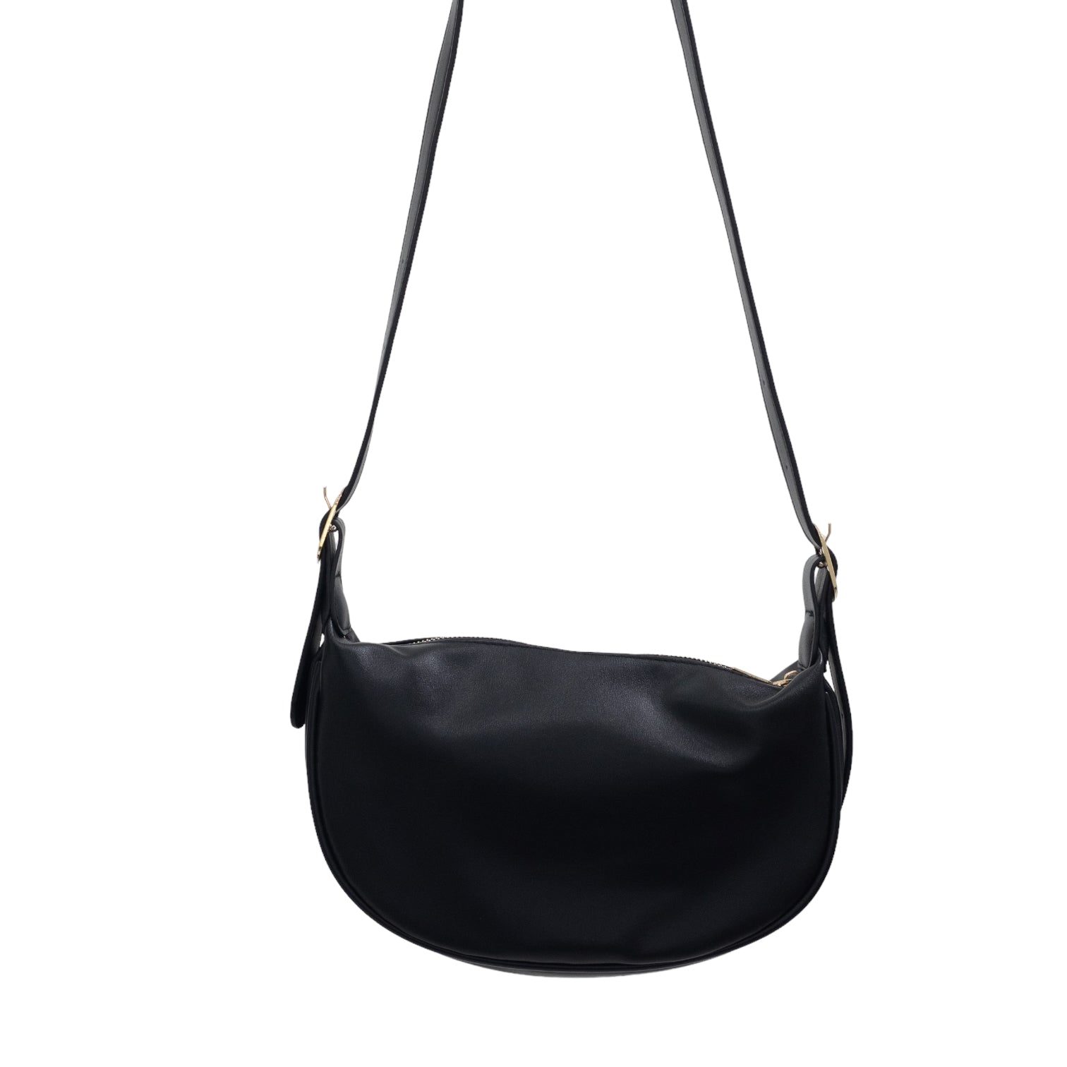 Calista faux leather swerve bag black