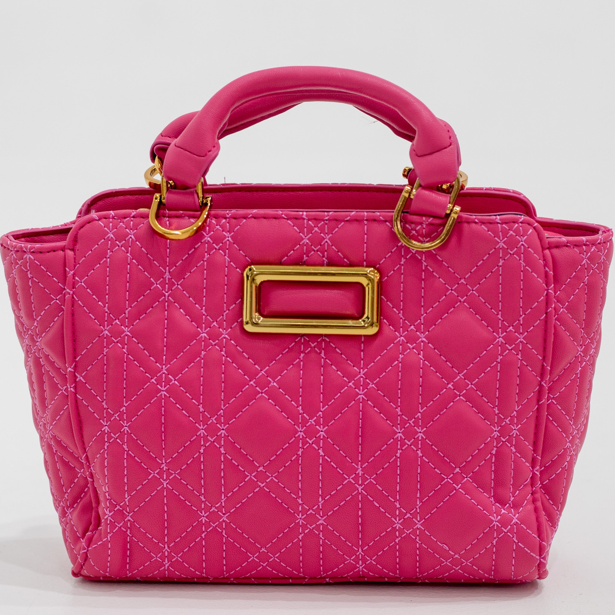 Zara pleated mini bag pink