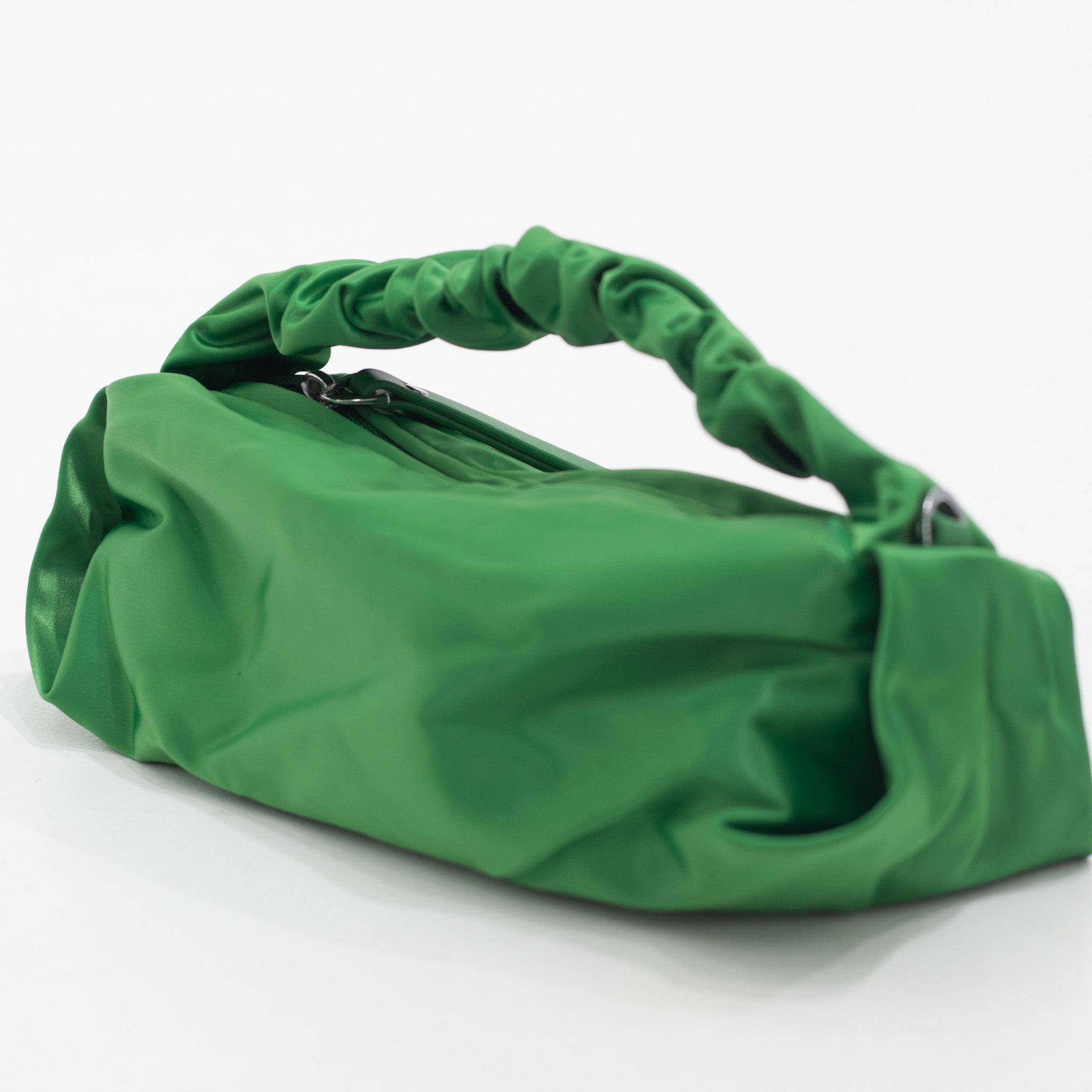 Adina silky mini bag green
