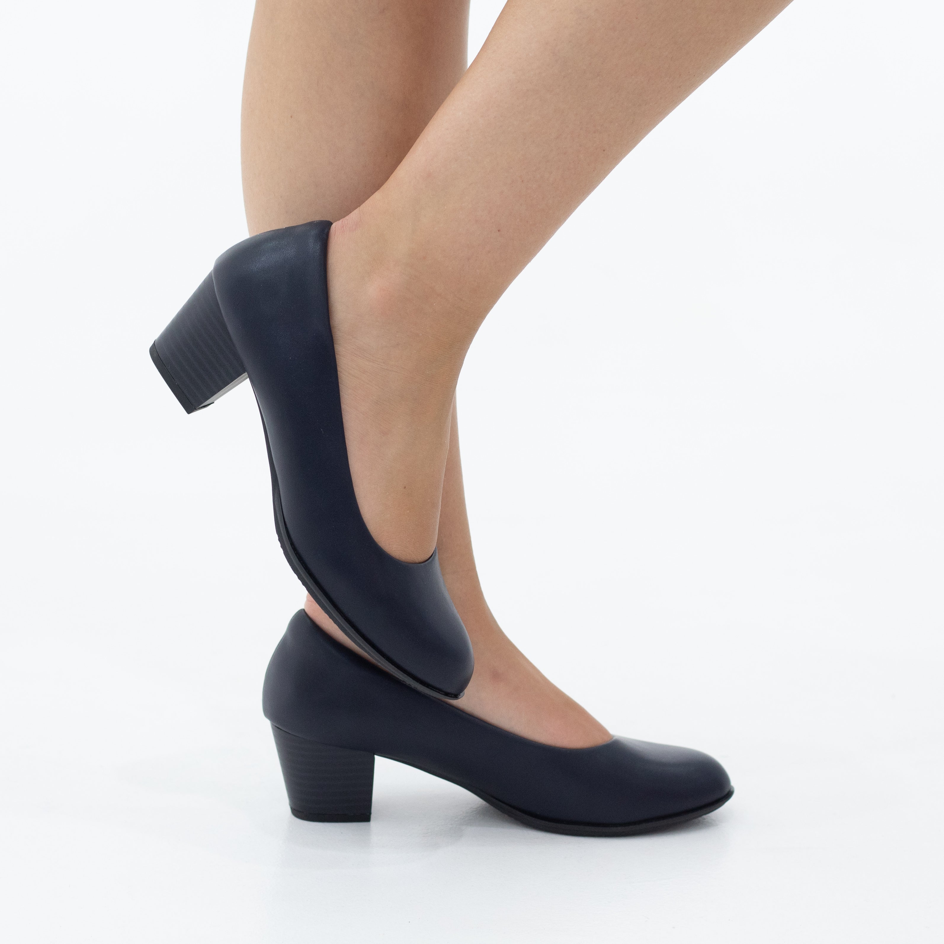 Comfy black block heels best sale