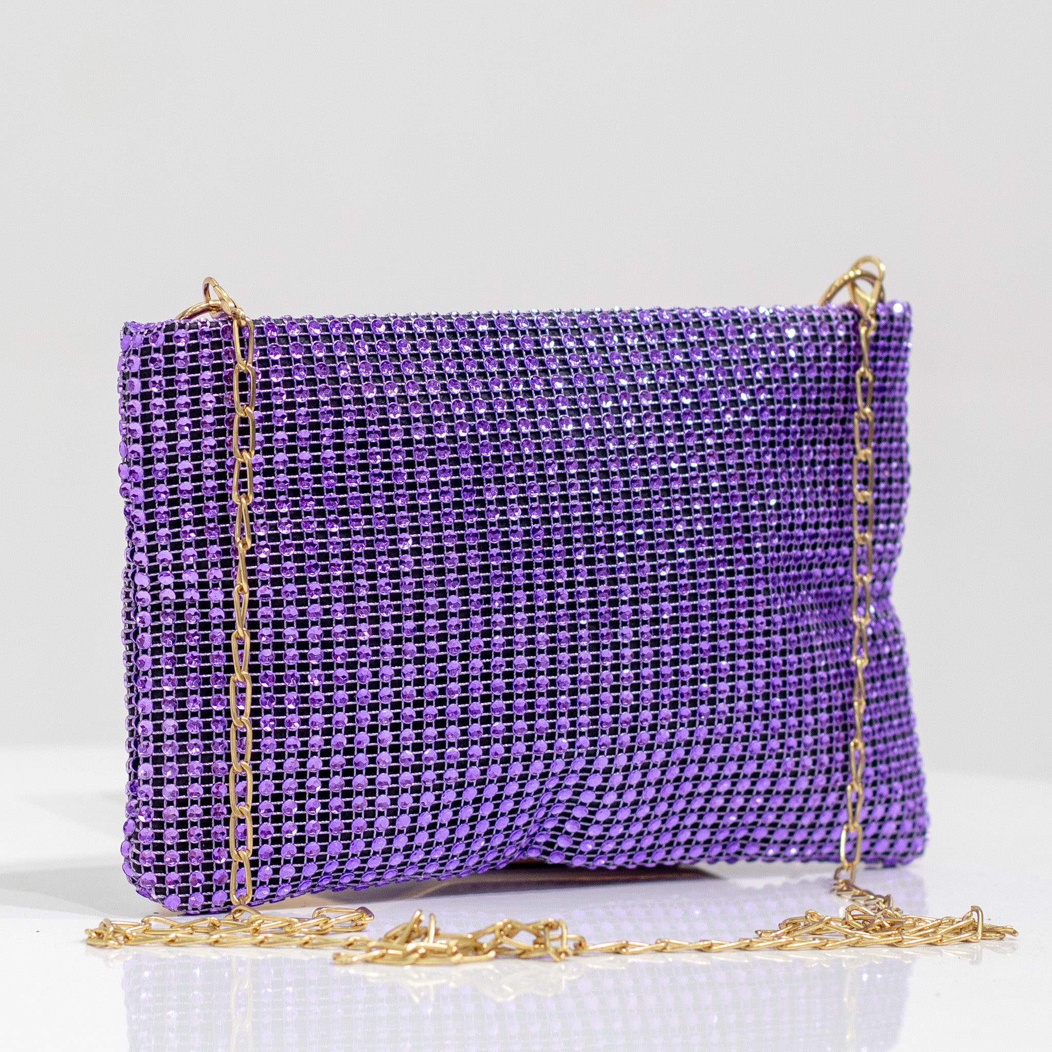 Jacari diamante crossbody bag purple