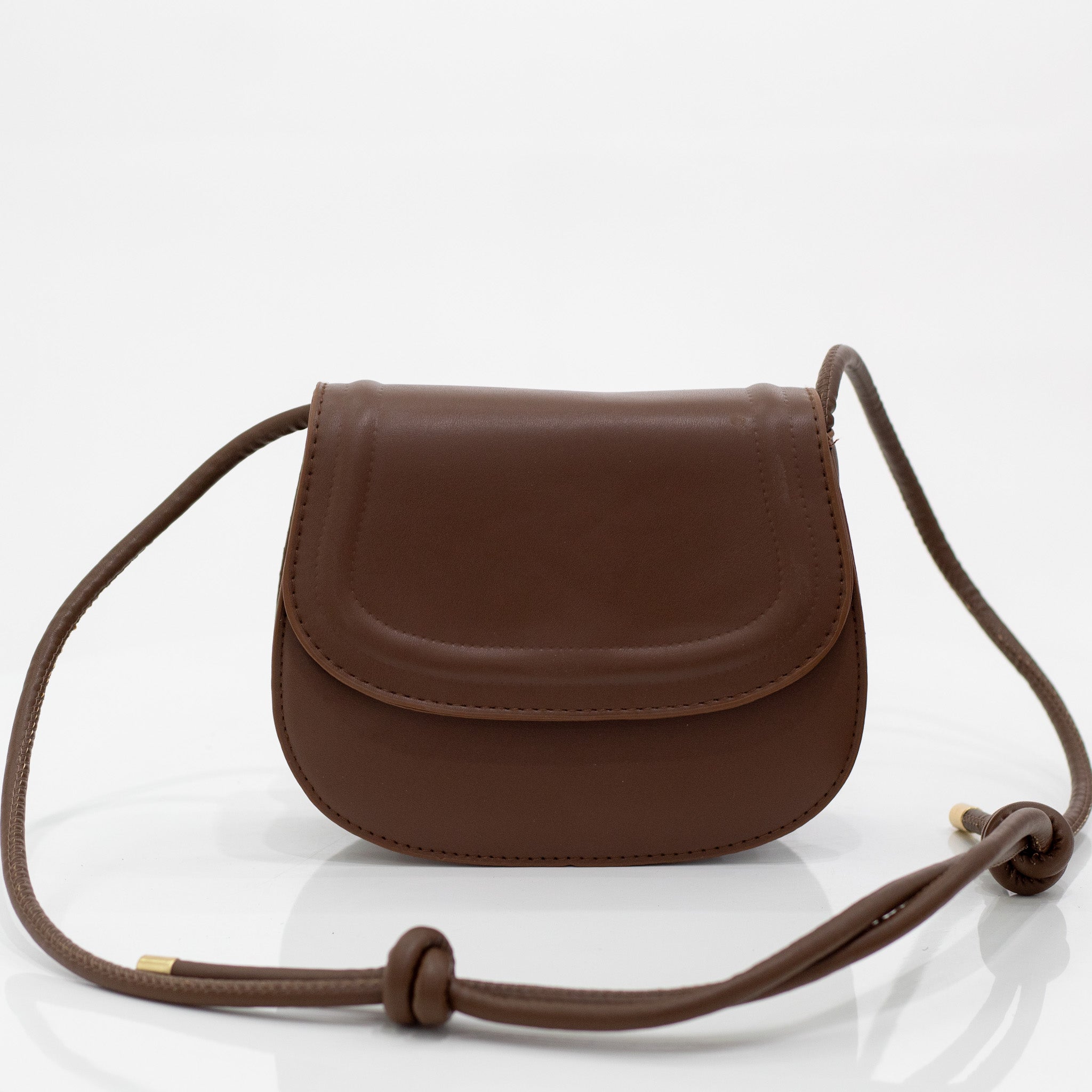 Gracia faux leather convertible crossbody brown