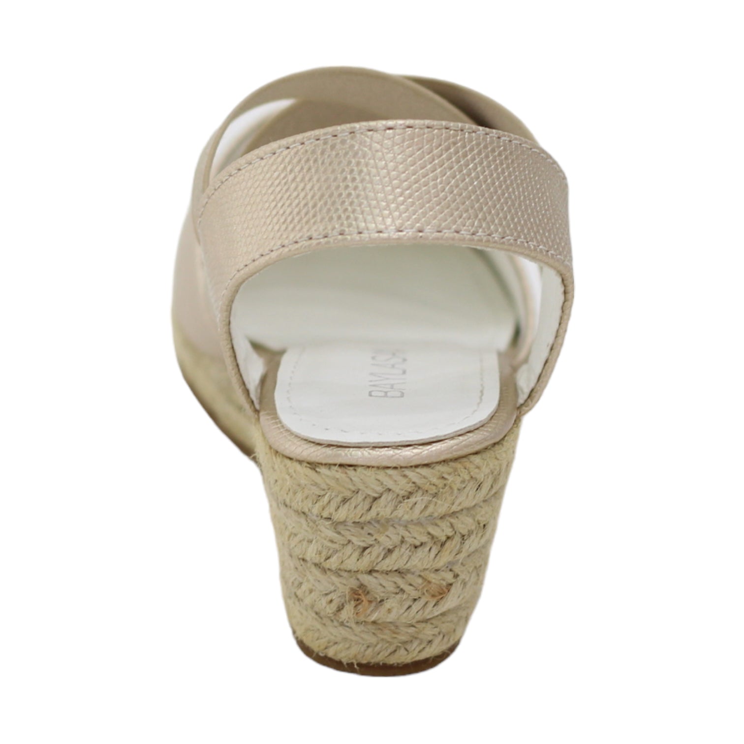 Atero girls wedge espadrille shoe gold