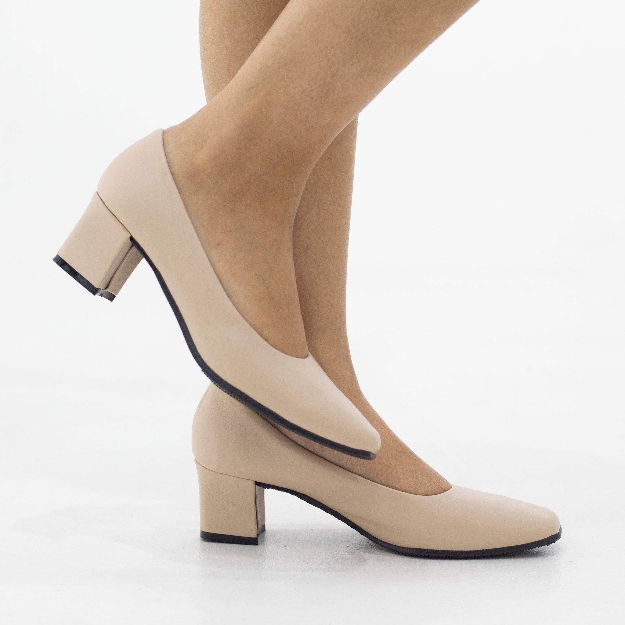 Local basic comfort  5.5cm heel court shoe