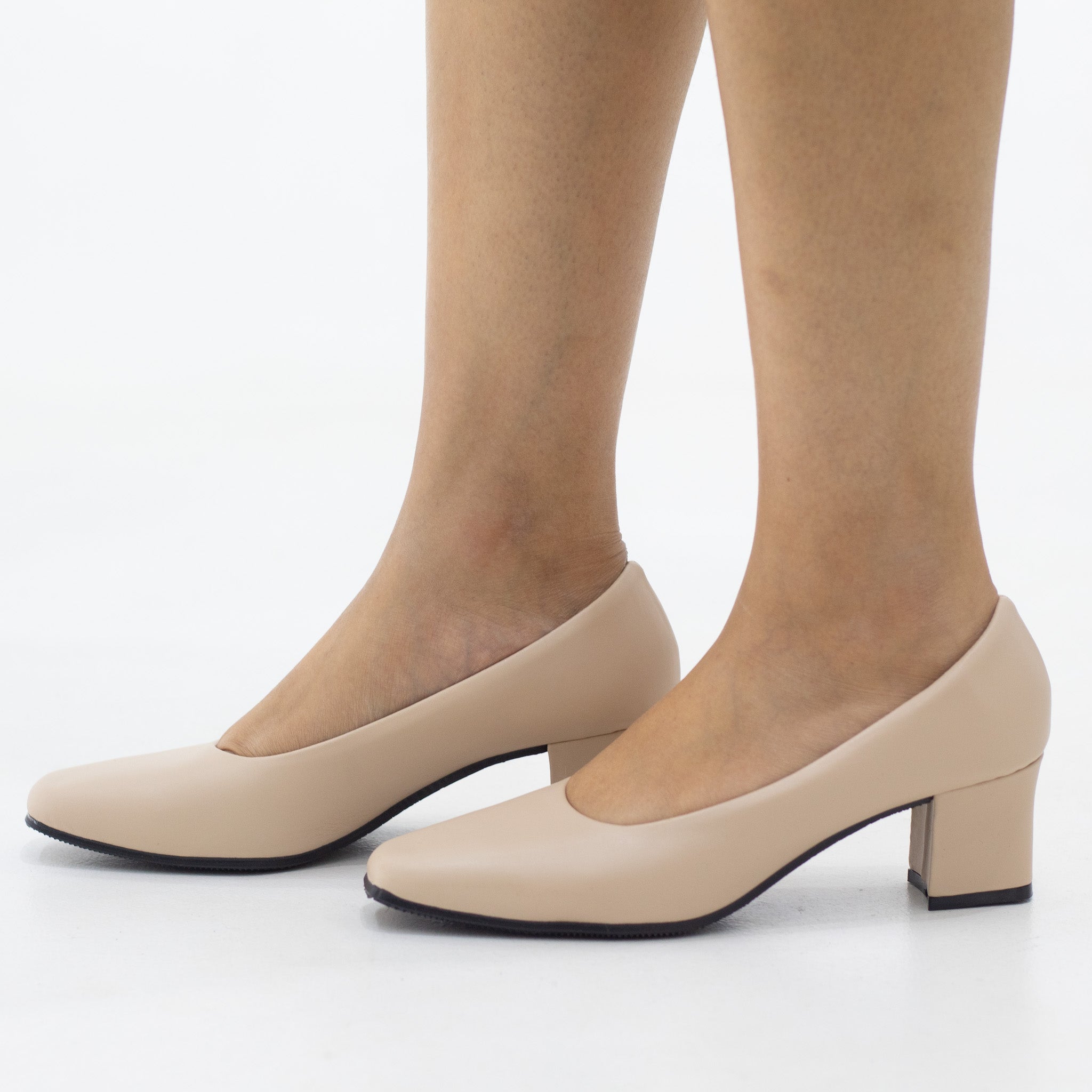 Local basic comfort  5.5cm heel court shoe