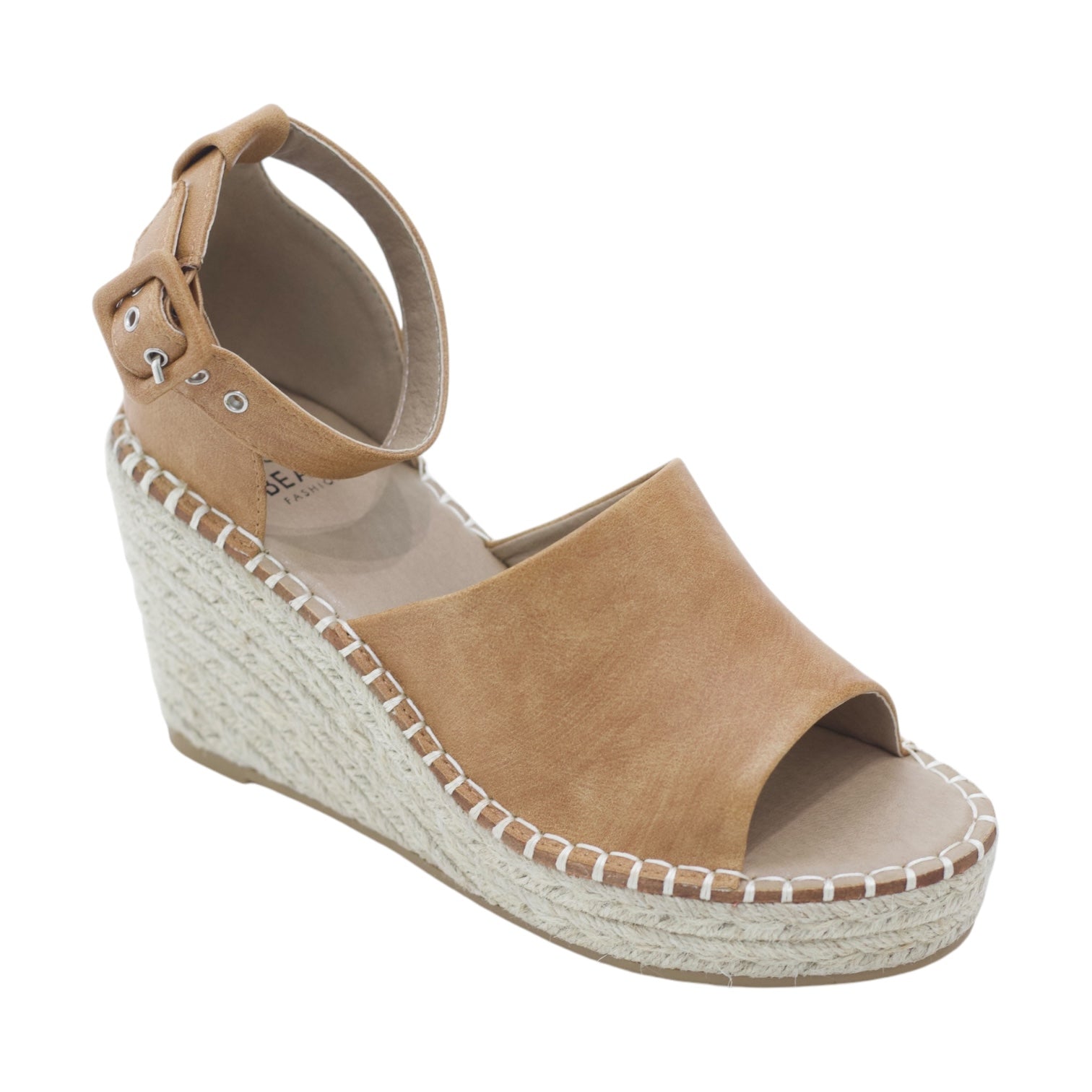 Beast one band espadrille 8.5cm  wedge sandal