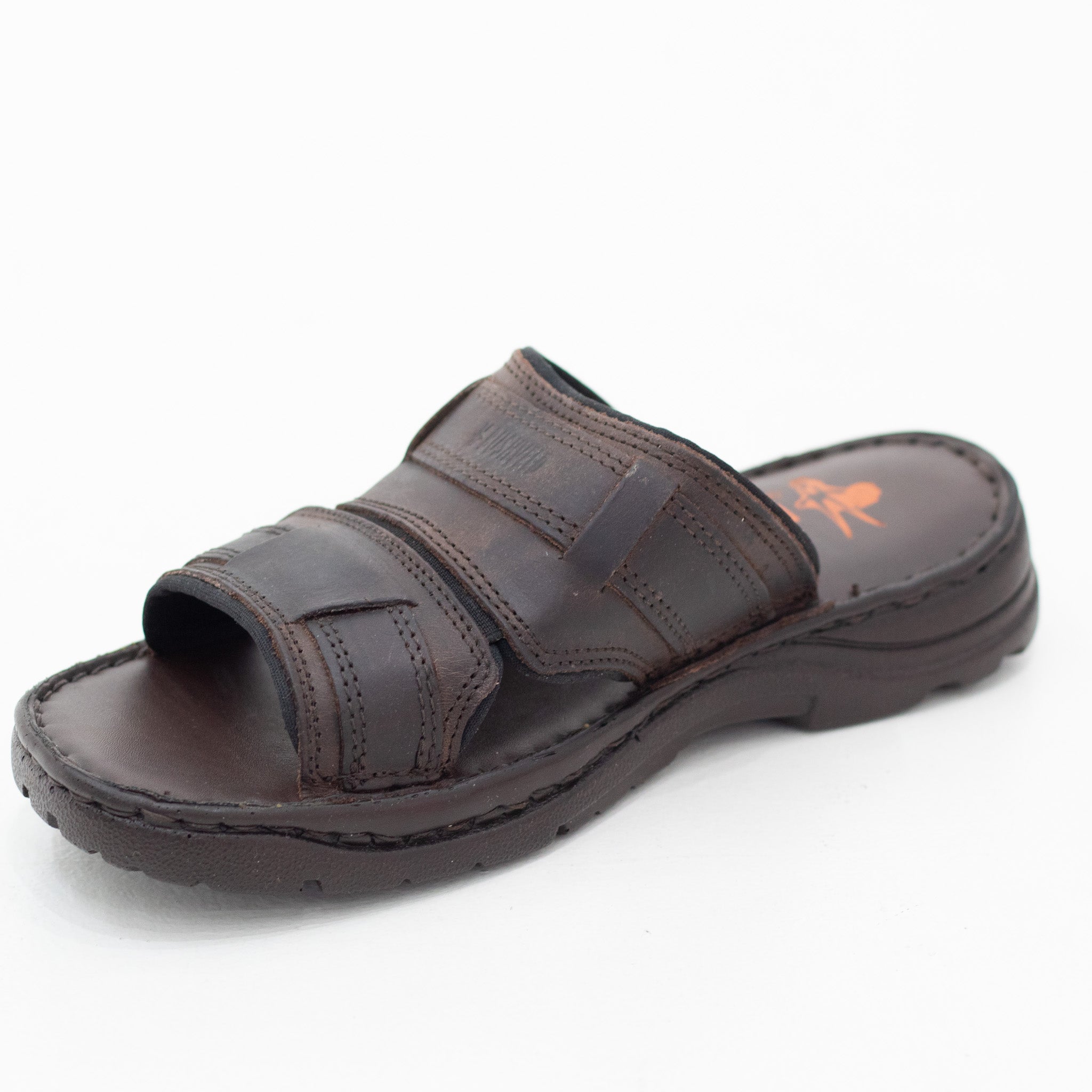 Bushveld mens genuine leather mule sandal