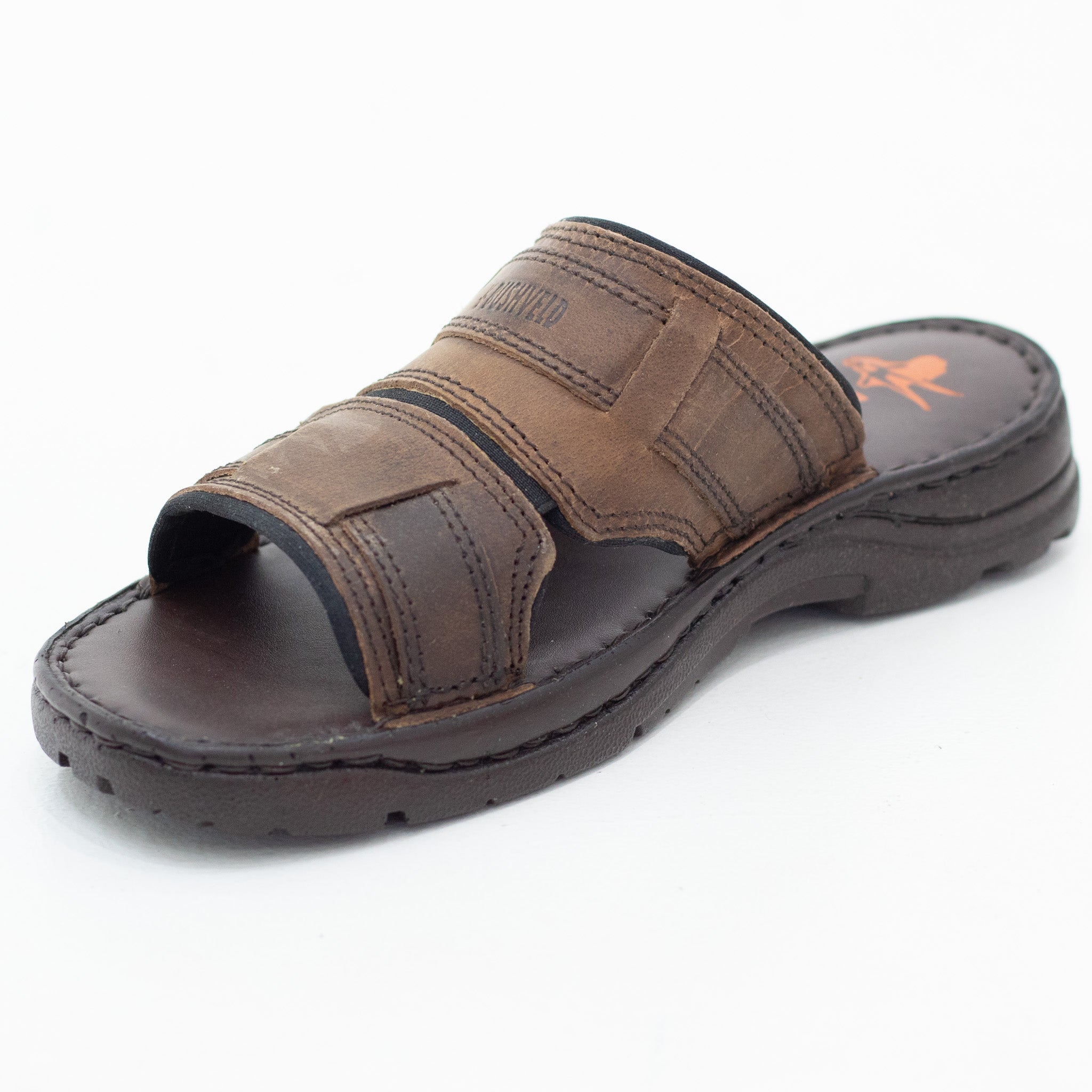 Bushveld mens genuine leather mule sandal