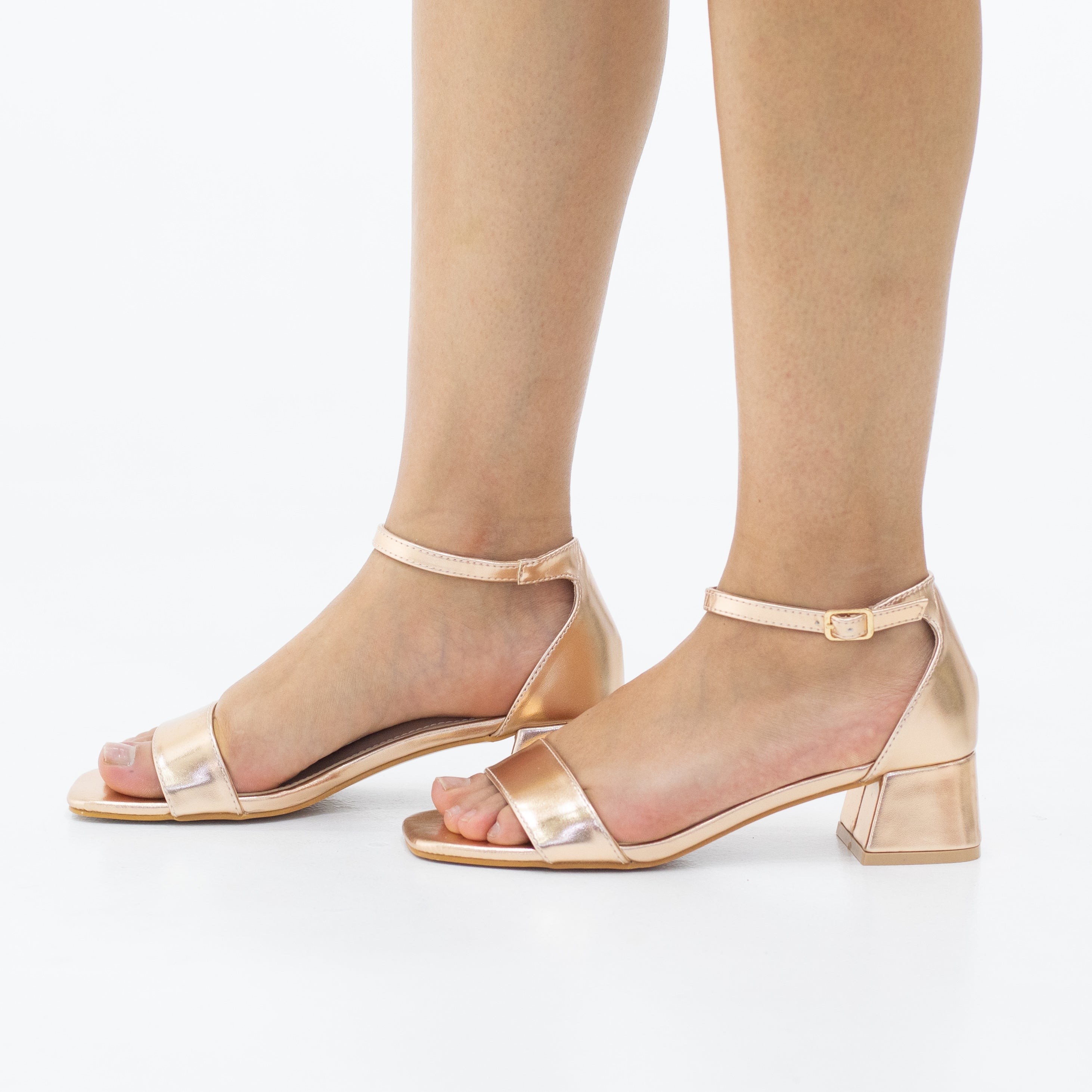 Elite 4.5cm block heel strappy sandal