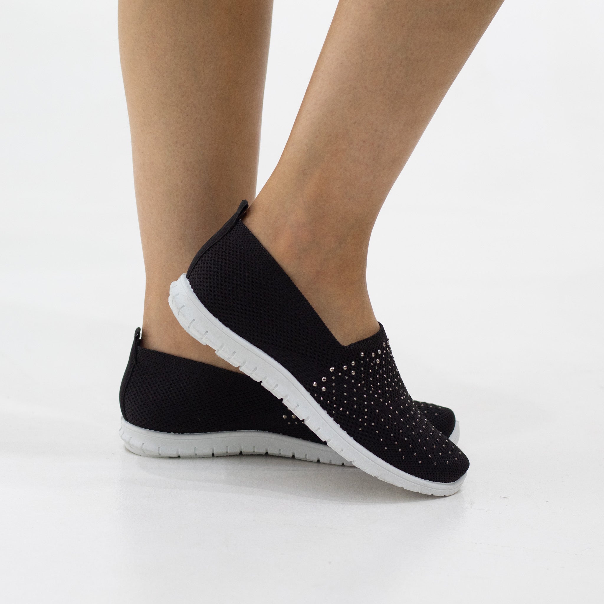 Diana flex mesh slip-on canvas sneaker