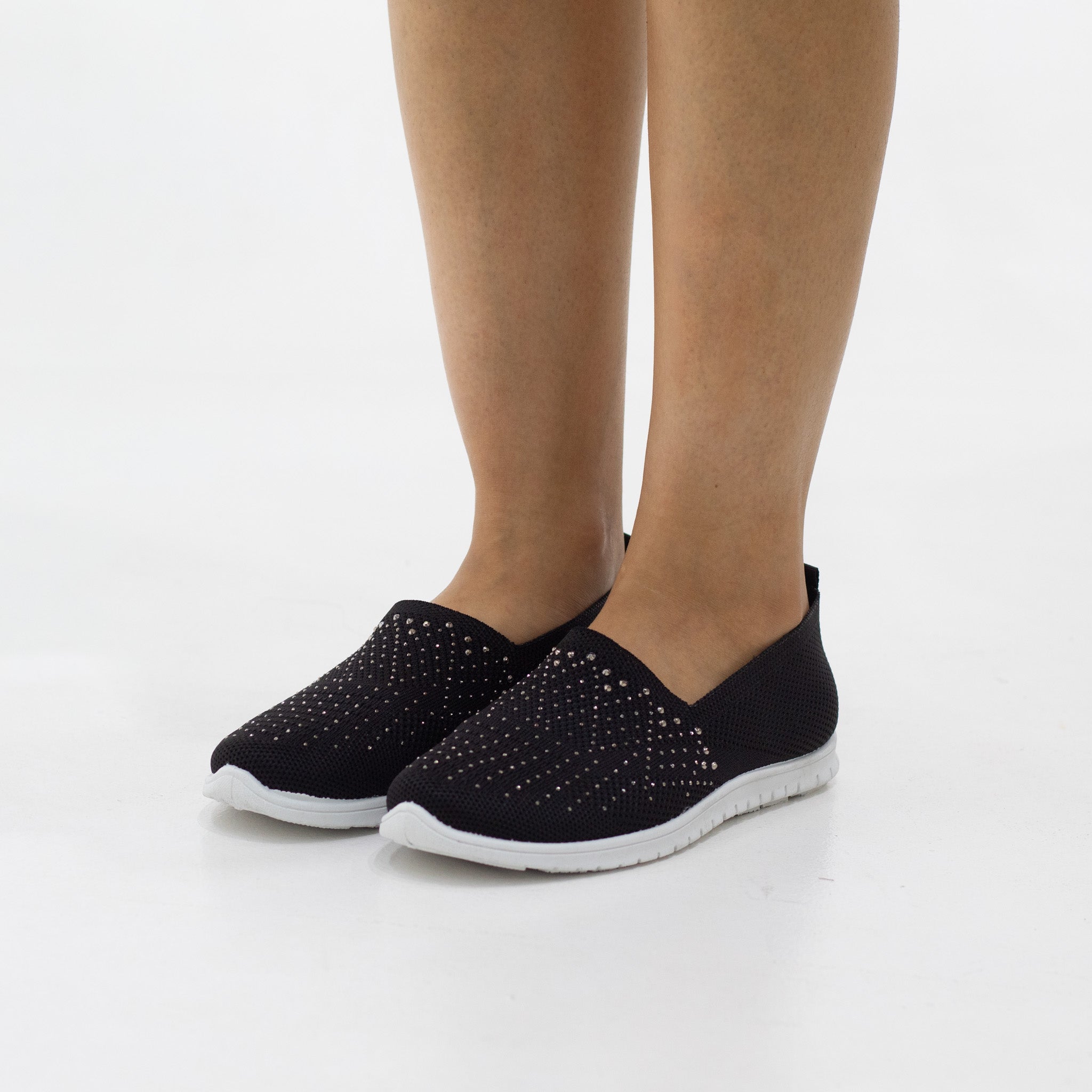 Diana flex mesh slip-on canvas sneaker