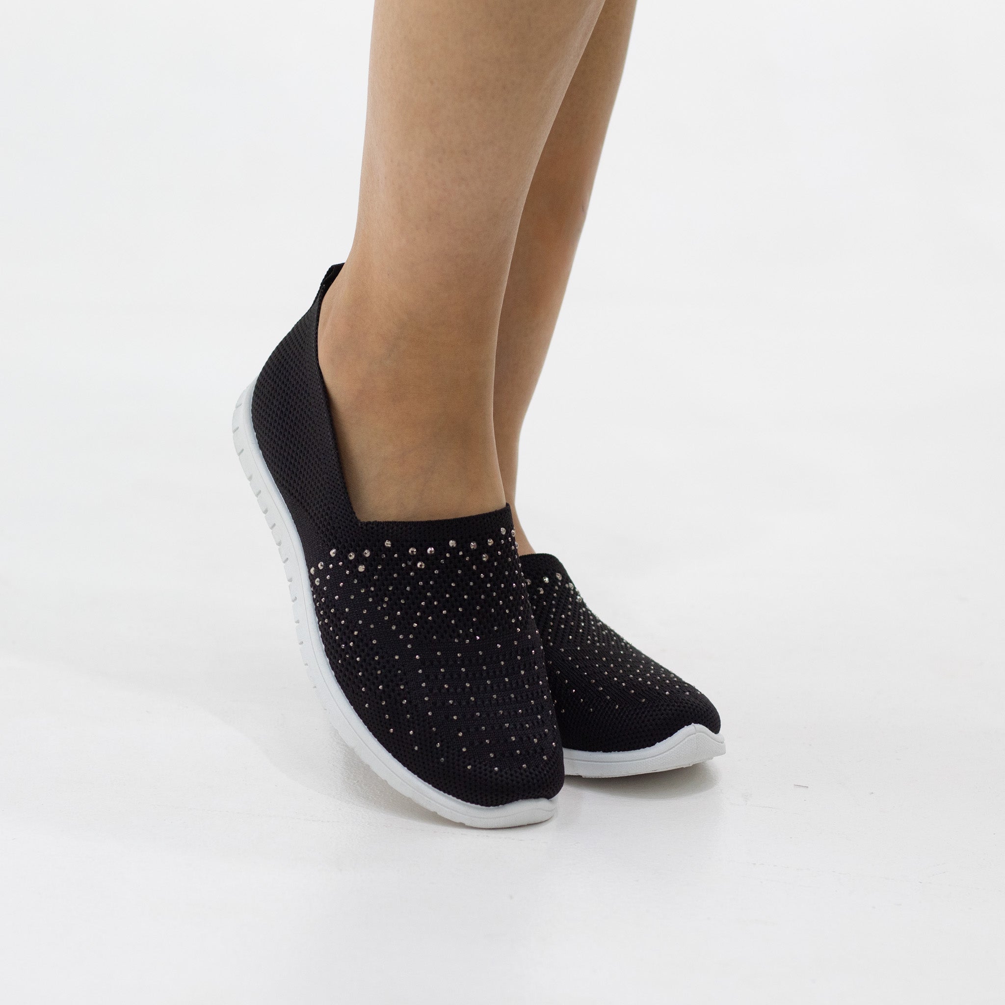 Diana flex mesh slip-on canvas sneaker