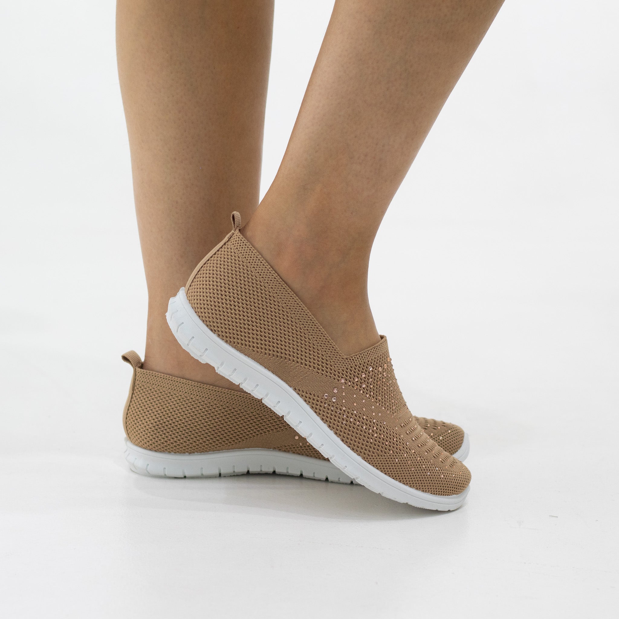 Diana flex mesh slip-on canvas sneaker