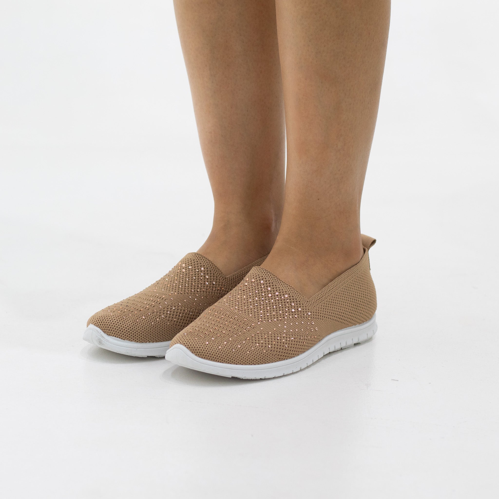 Diana flex mesh slip-on canvas sneaker