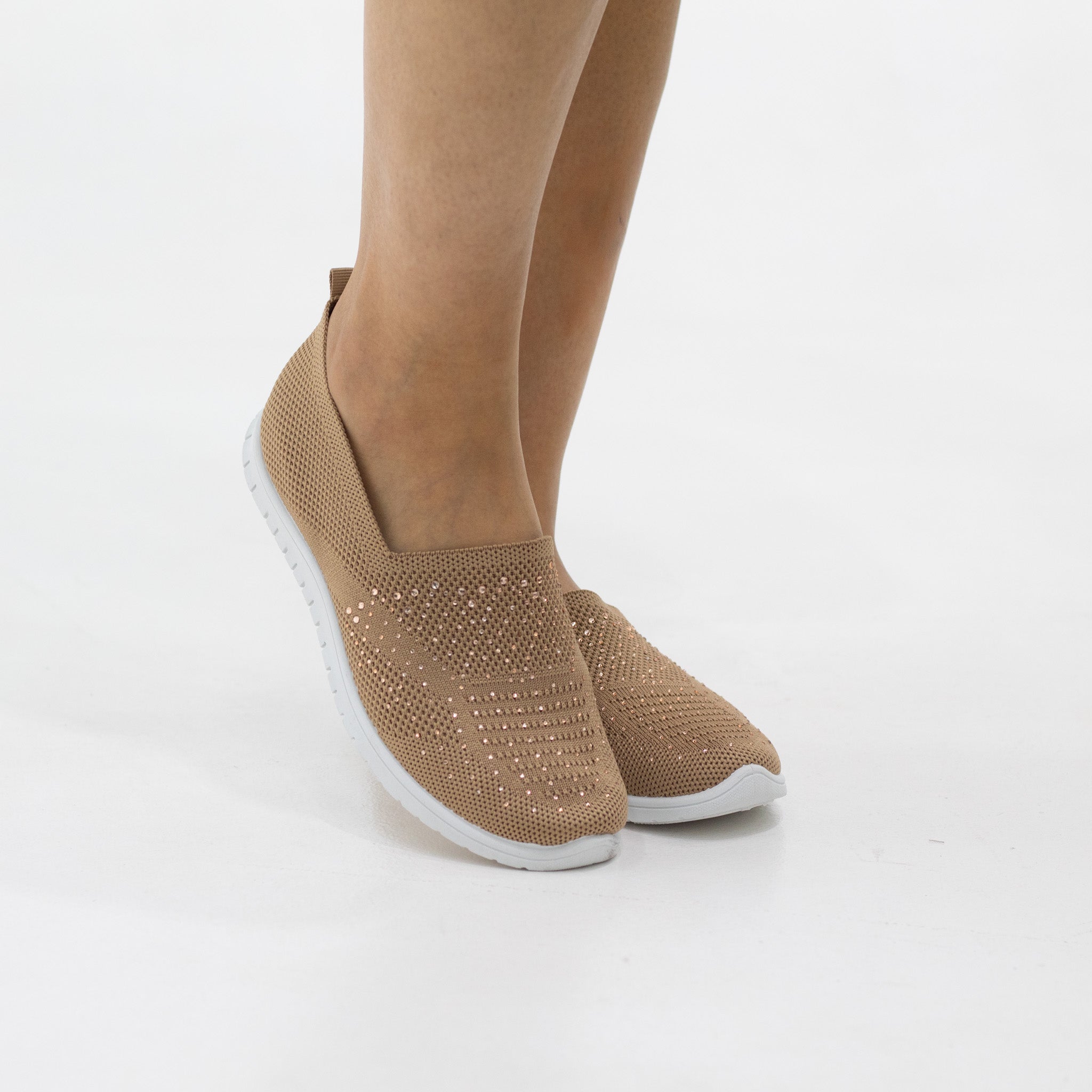 Diana flex mesh slip-on canvas sneaker