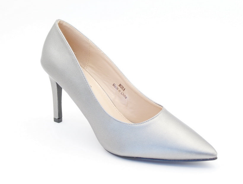 Nora 9cm heel courts big size pewter