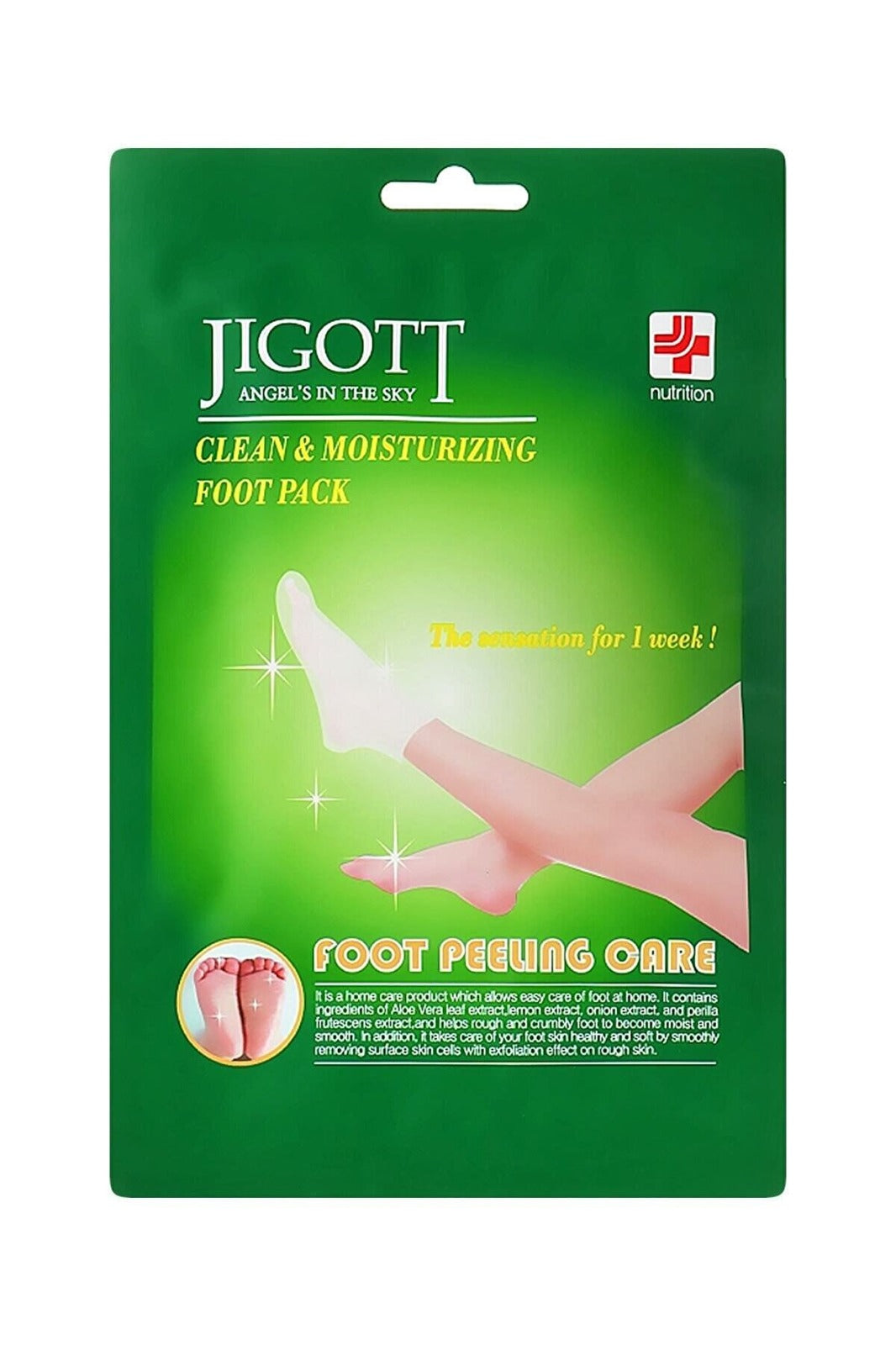 Jigott Sock Type Peeling Foot Peel Mask - Miracle Foot Peeling Pack