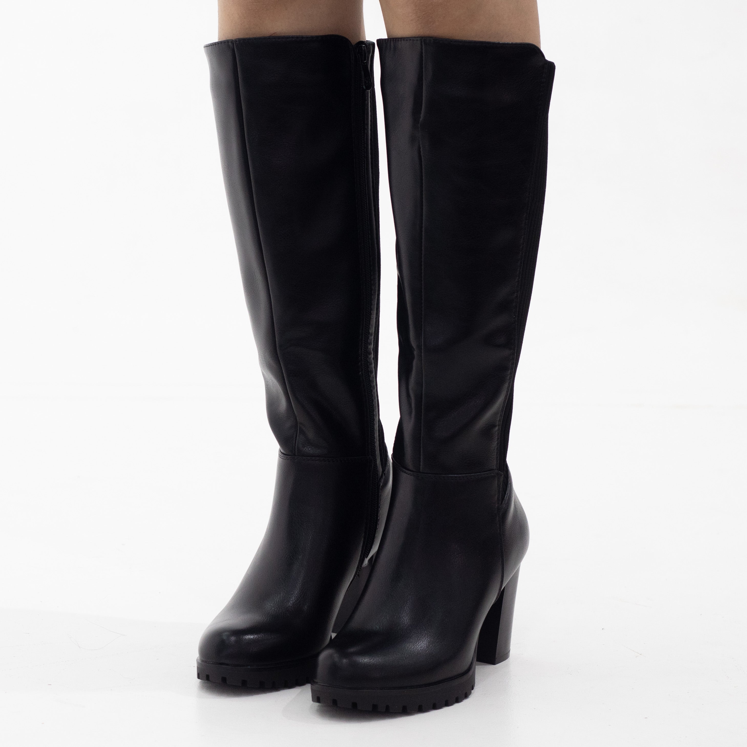 Wearever Wear Ever Women's Julia Black Knee High Riding Boots