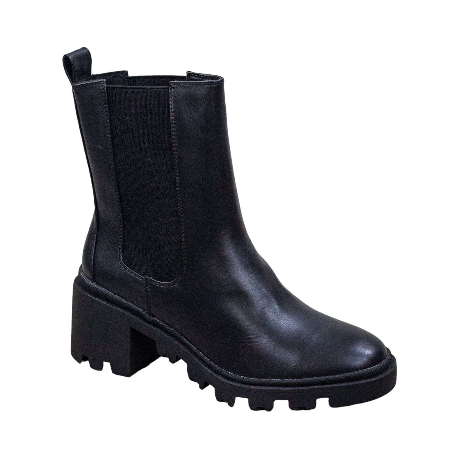 Gomed chelsea chunky ankle boot black