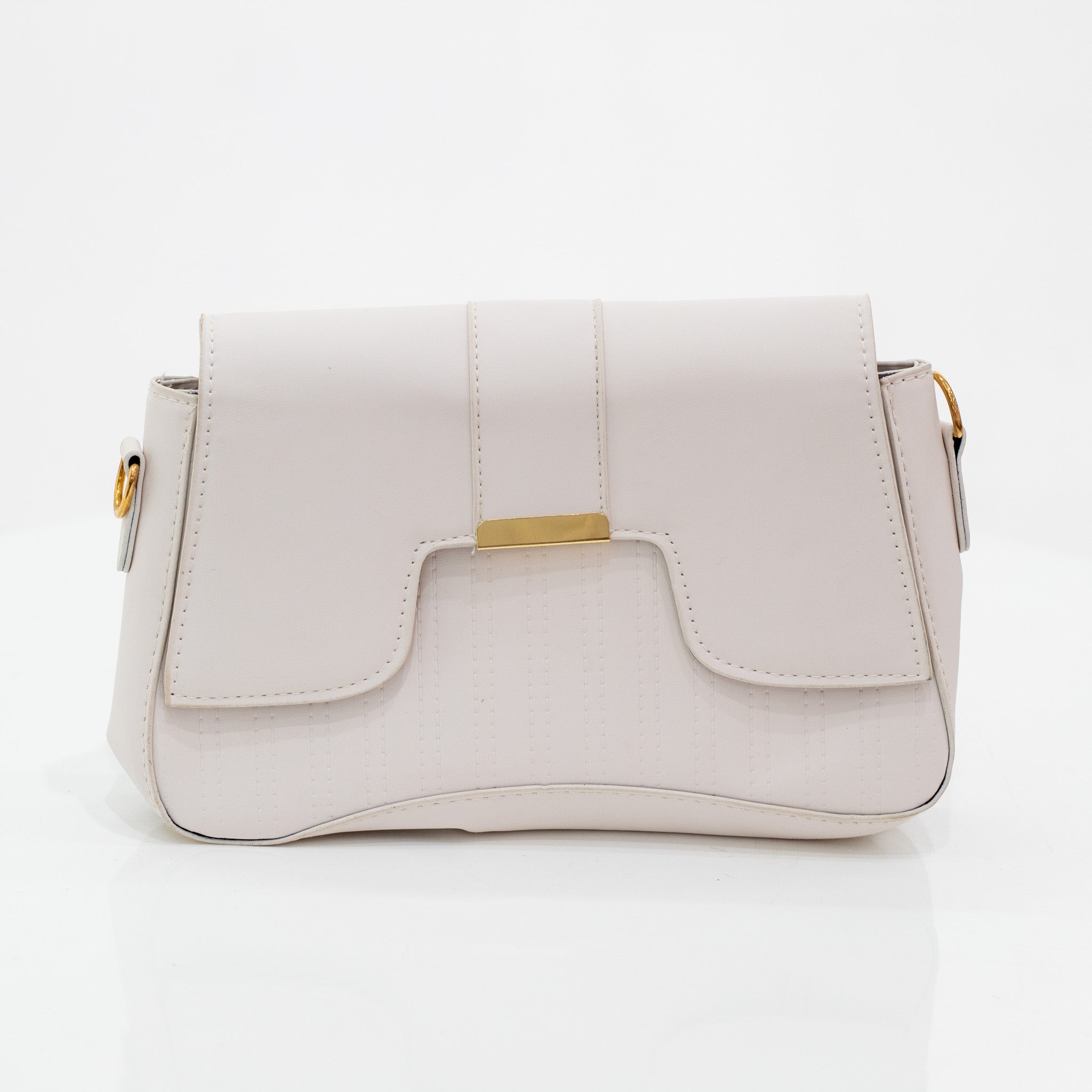 Kahula faux leather convertible crossbody white