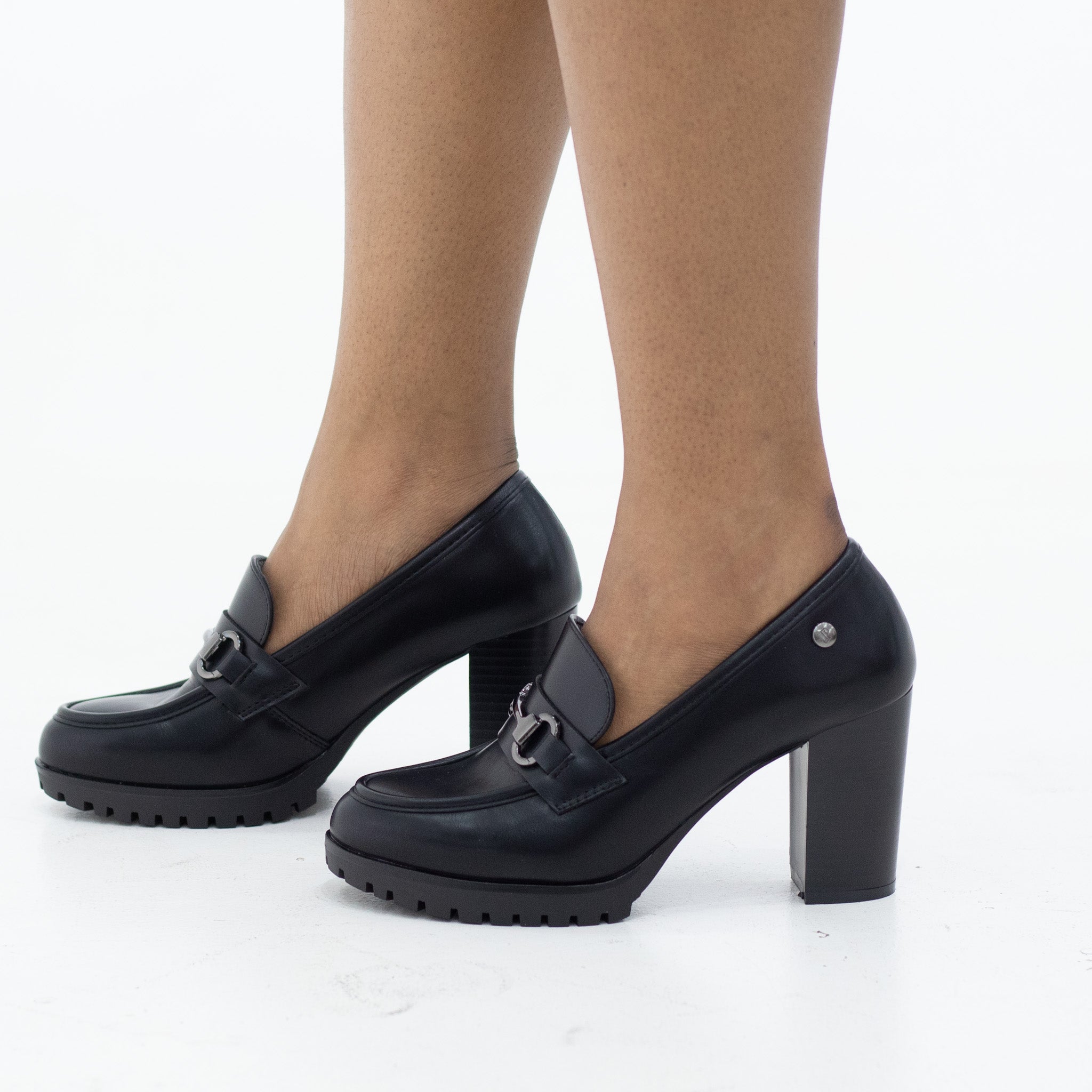 Norisa broque on a 8.5cm heel black
